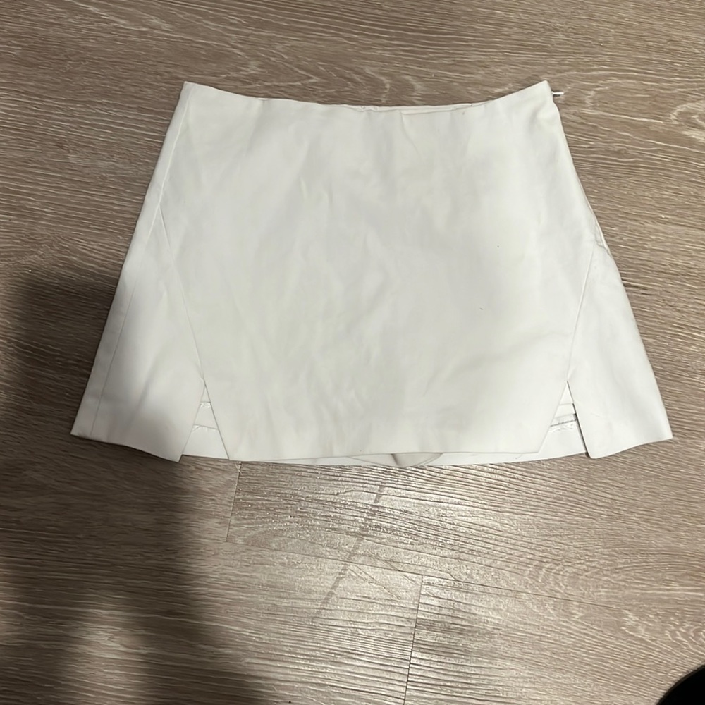 White Skort